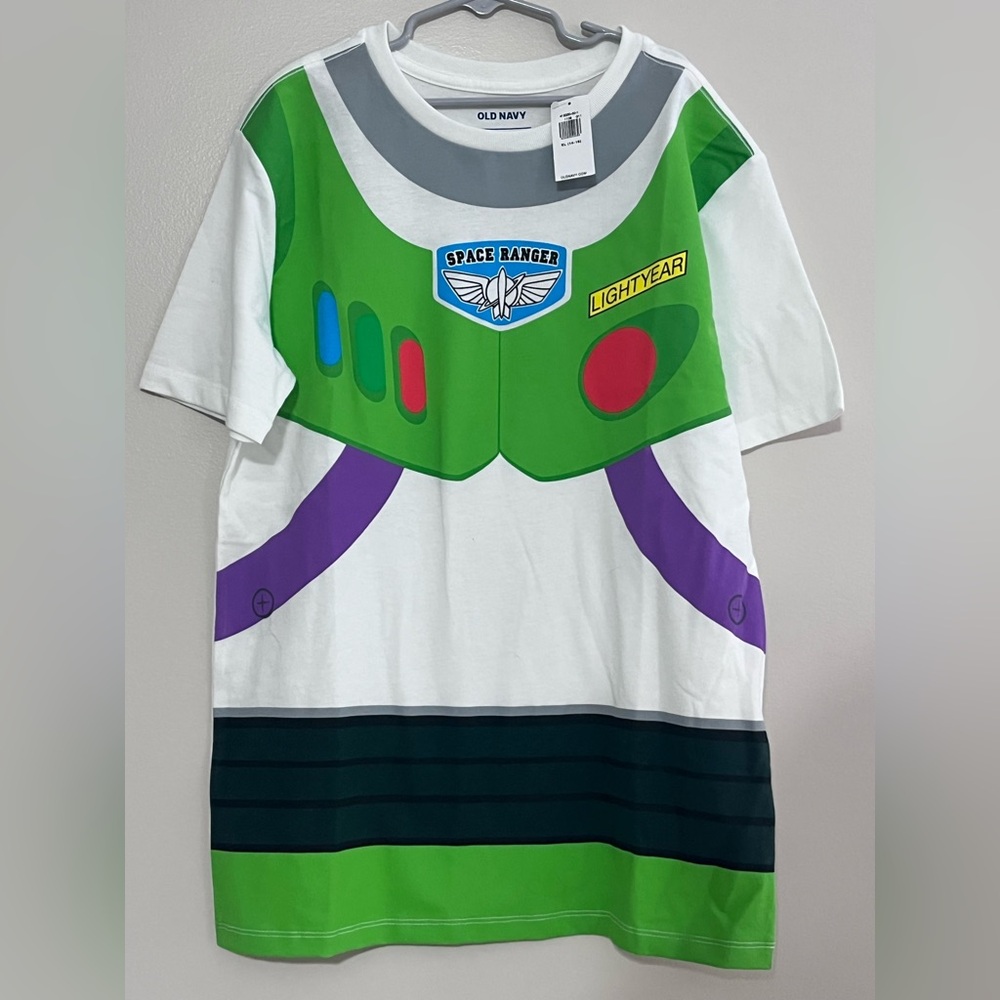 NWT! Old Navy Buzz Lightyear Kids Costume Shirt - Size XL